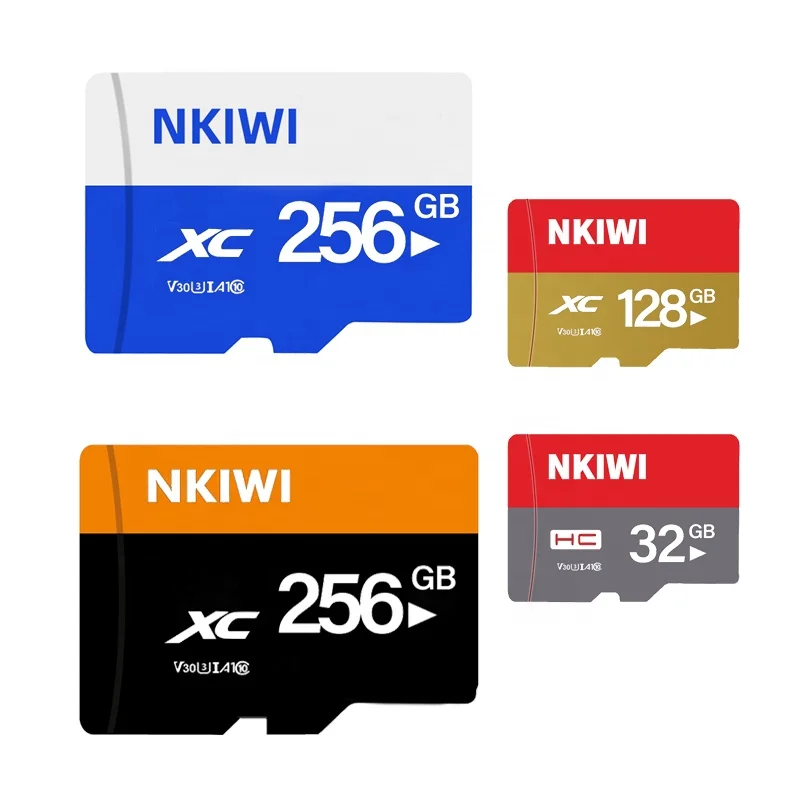 NKIWI Hot Sale Original 4GB 8GB 16GB 32GB 64GB 128GB 256GB 512GB 1TB SD TF Flash Memory Cards For Mobile Phone Drones