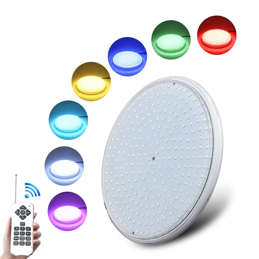 Tadpole Ip68 Waterproof Rgb Surface Wall Mount Led 12V 35W Par56 Underwater Led Lamp Resin Filled Swimming Pool Lights