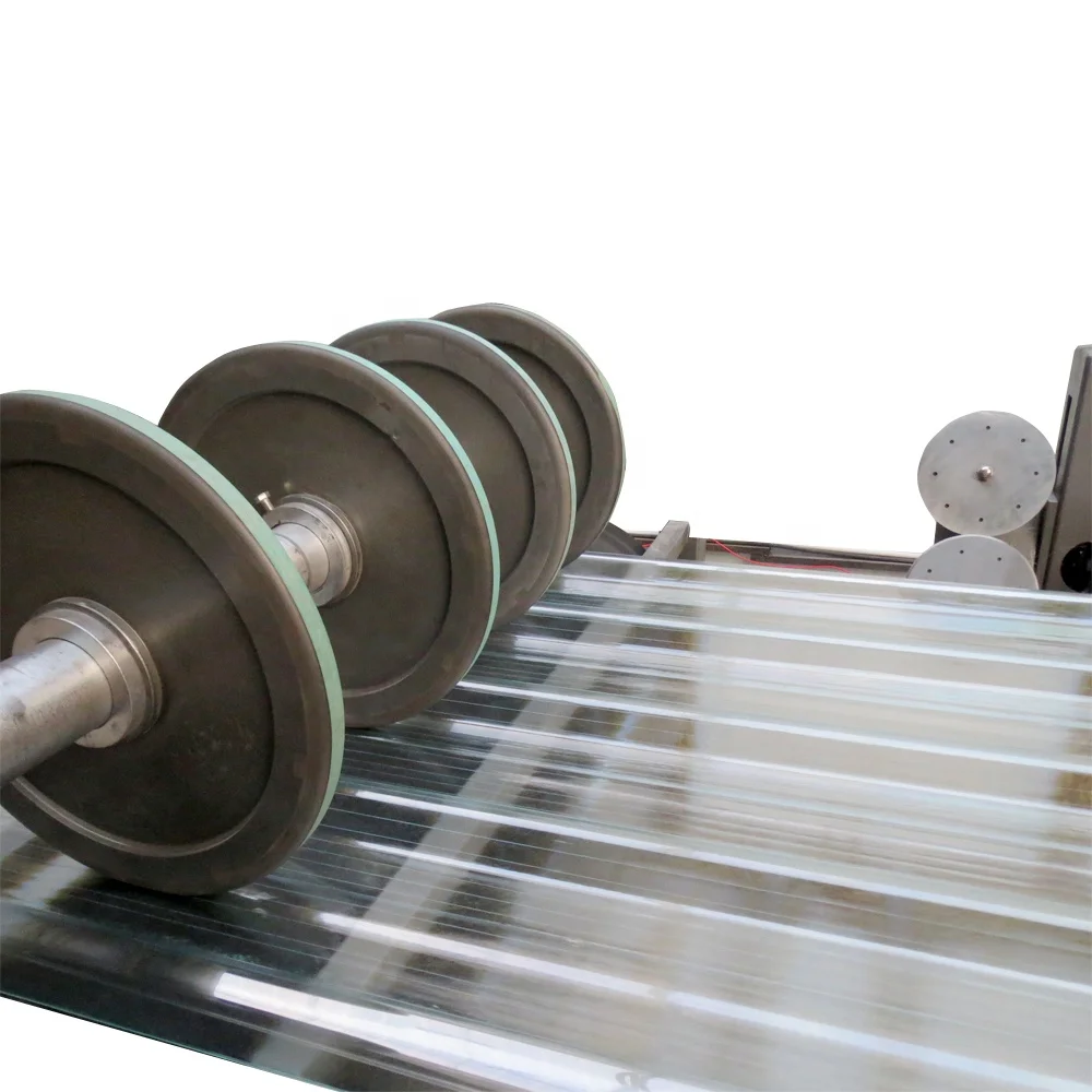 GRP fiberglass composite plastic roofing corrugated plate manufacturing machine