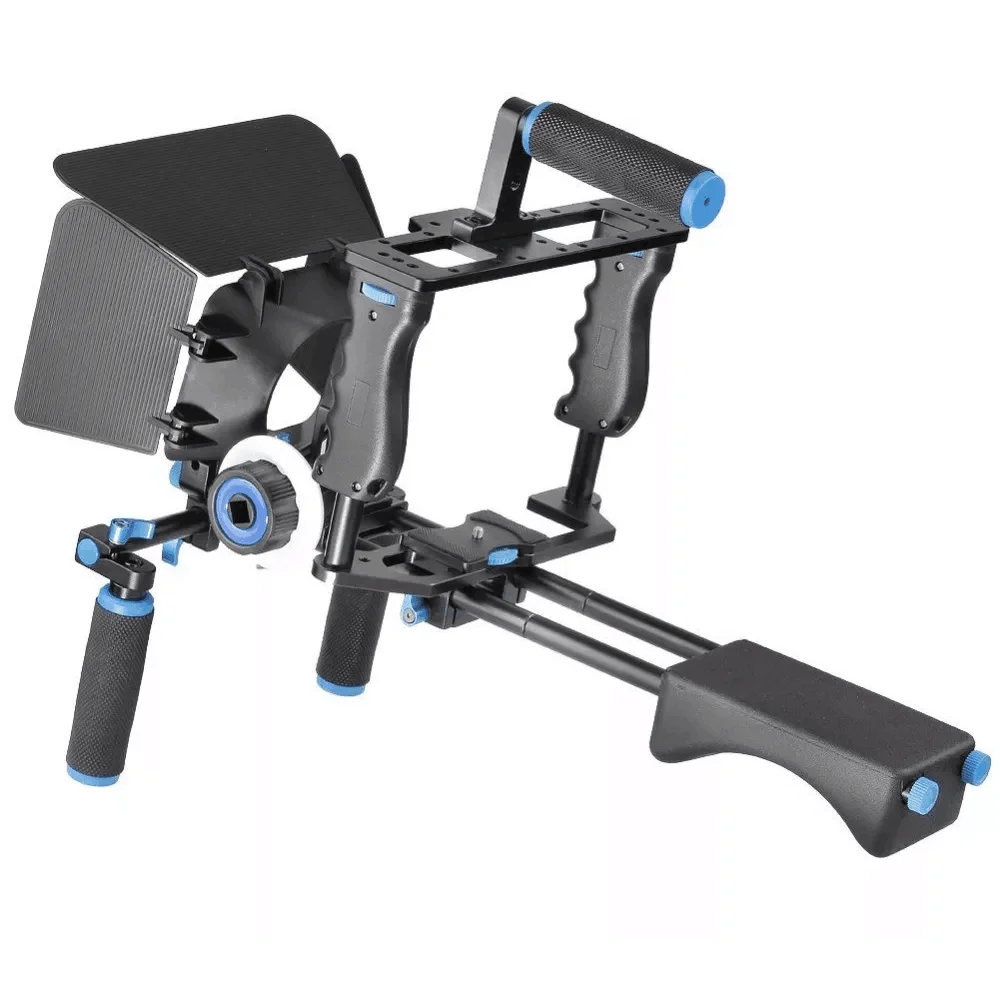 Best Photo Studio Accessory Camera Stabilizer DSLR Rig Movie Kit tik tok stabilization system Support Cage Matte Box Focus D221