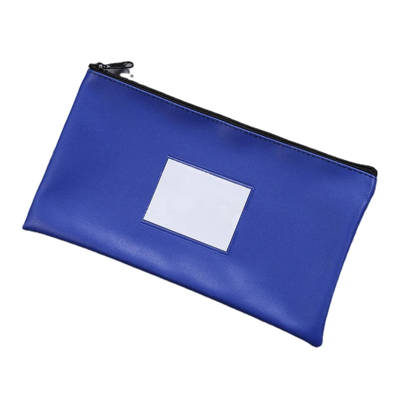 Office file folder zip lock color package clear Organizer Pouch paper leather pocket document bags