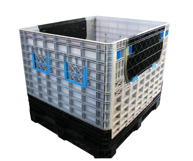 JOIN Folding Plastic Container Stackable Crates Transporting Crate Muti-use Box for