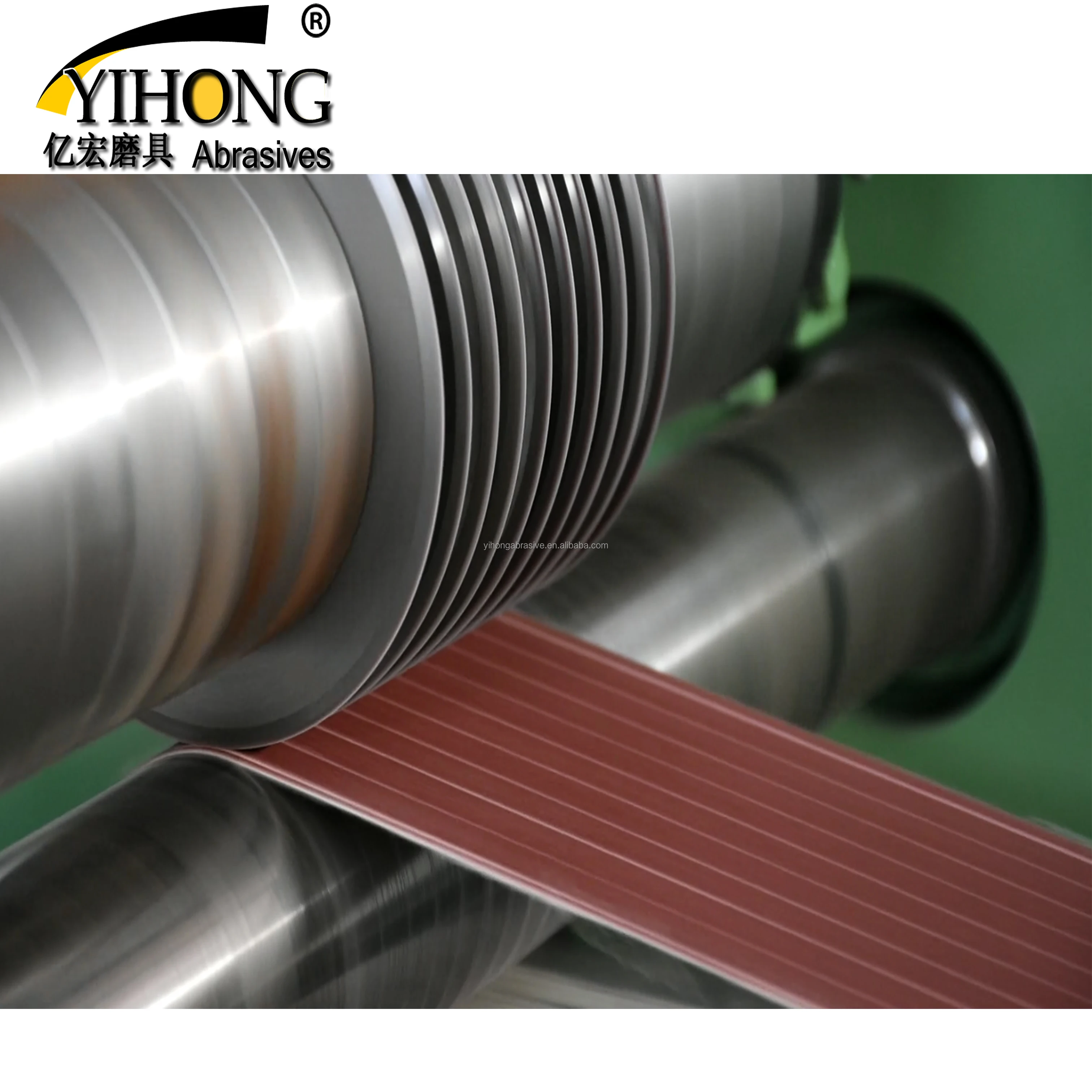YIHONG 400 Automatic Sanding Belt Slitting Machine With Precise Slitting for Small Belt Slitting