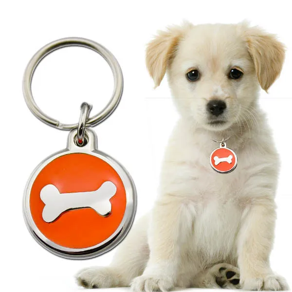 Custom Personalized Dog Pet Tag Bone Cute Dog Tags Your Own Logo Id Tag Dog