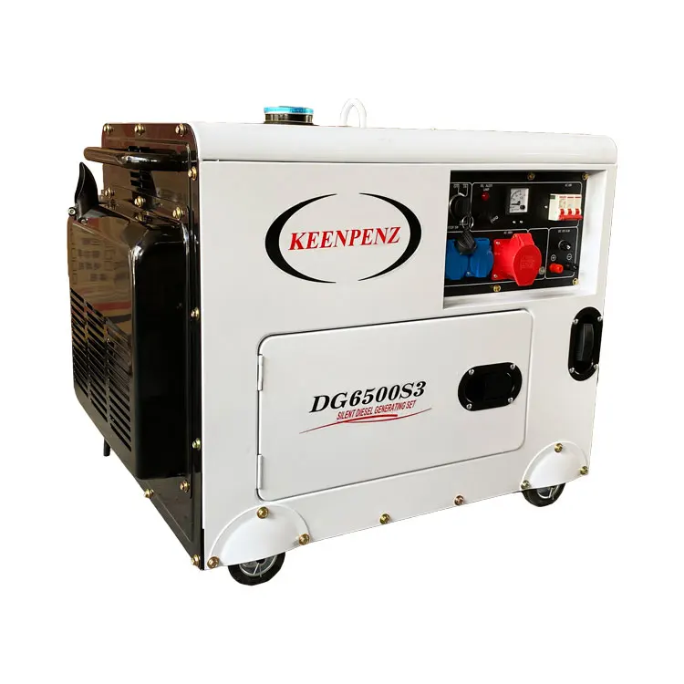Best selling 5kw 6kw 8kw air cooled portable silent diesel generator  with good price