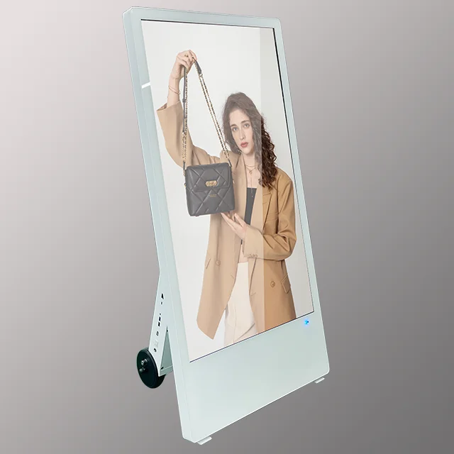 43-дюймовая цифровая вывеска android digital poster media player киоск напольная подставка рекламный экран щит