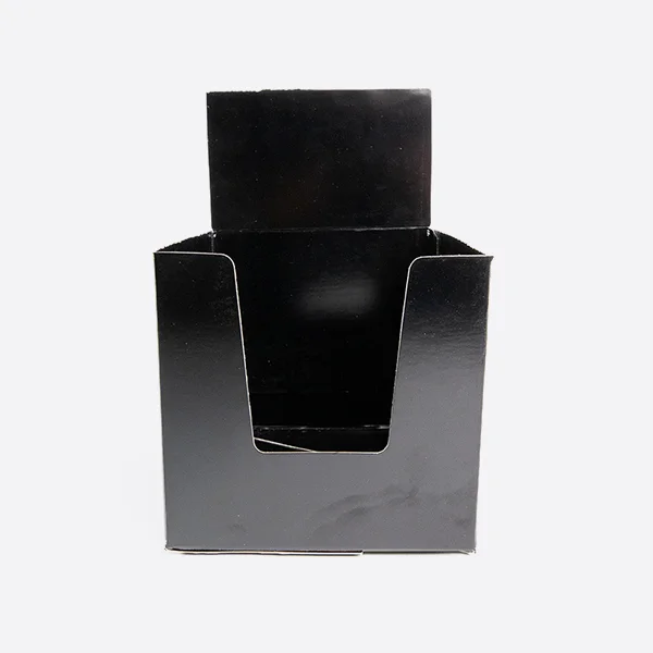 Promotional Pop Shelf Ready Packaging Tear Away Folding PDQ Counter Template Paper Cardboard Display Paper Box with Paper Insert