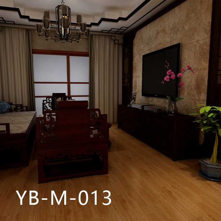 Youngbo Wood  Marble Like Home Decor LVT Flooring Peel and Stick Plank Tiles Vinyl Floor with Glue