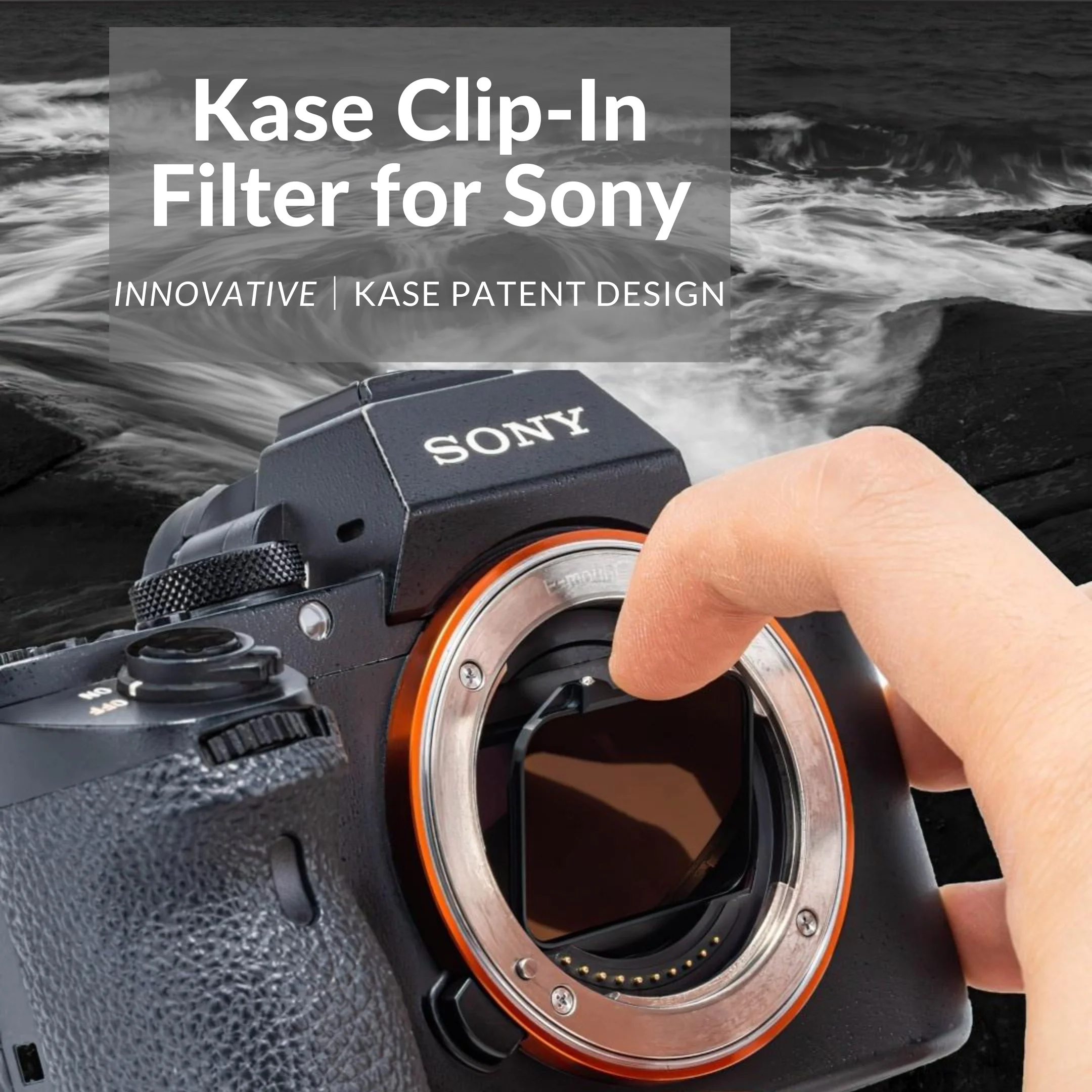  Защитный фильтр Kase с зажимом для беззеркальных цифровых камер Sony MCUV/ND/ CPL/фильтр загрязнения