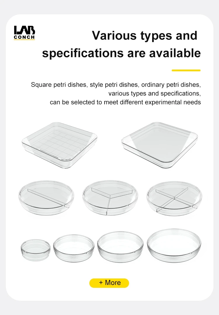 AKMLab Laboratory High Transparency Polystyrene 35mm 60mm 100mm 150mm Petri Dish