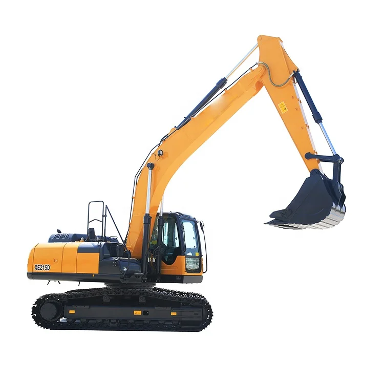 15ton Hydraulic Crawler Excavator Digging Machine 0.6cbm Bucket with Cummis Engine 125HP