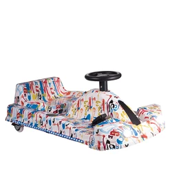 3 wheel electric drifting scooter ride on car running kart for kids