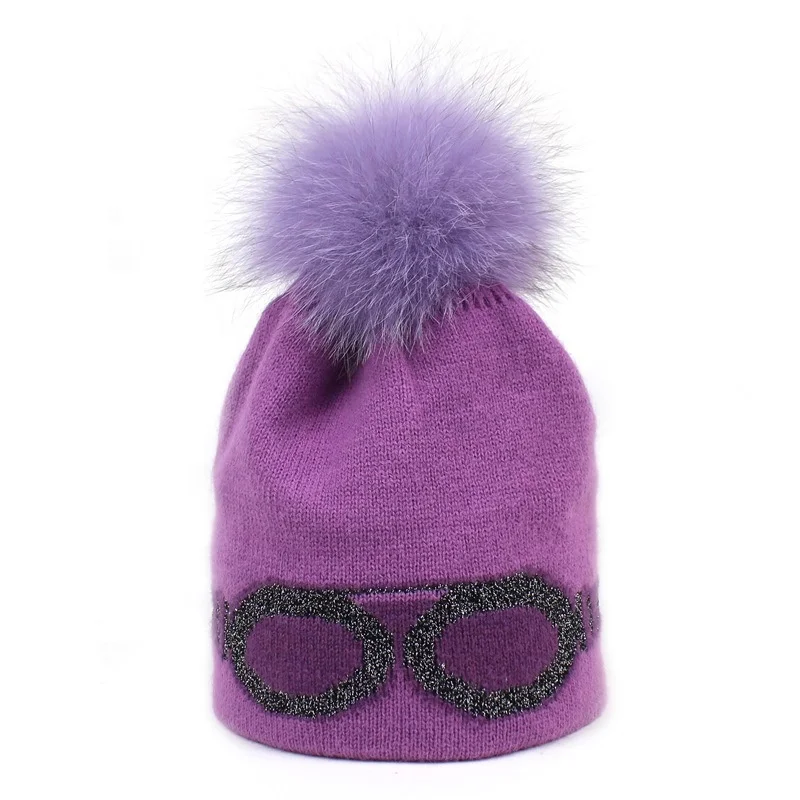 Hot High Quality Custom Wool Jacquard Beanie Hat with Pom Pom Warm in Winter