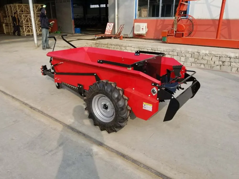 Small farm manure throwing truck hanging ATV