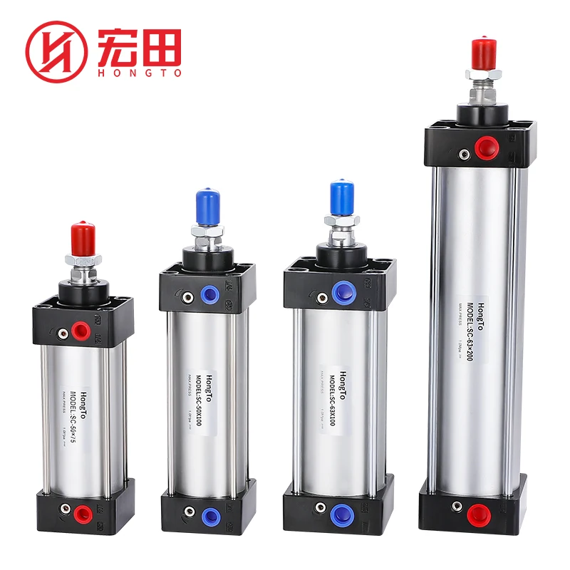 HongTo SC series basic standard air pneumatic cylinder with double acting SC 63 *100MM