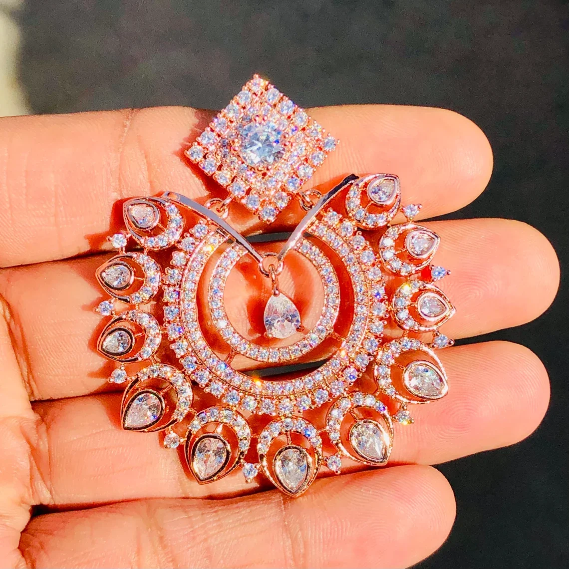 New Arrive Handmade Angelina Jolie Inspired Diamond Jewelry Earrings and Necklace Set Crafted in 925 Stirling Silver Gift