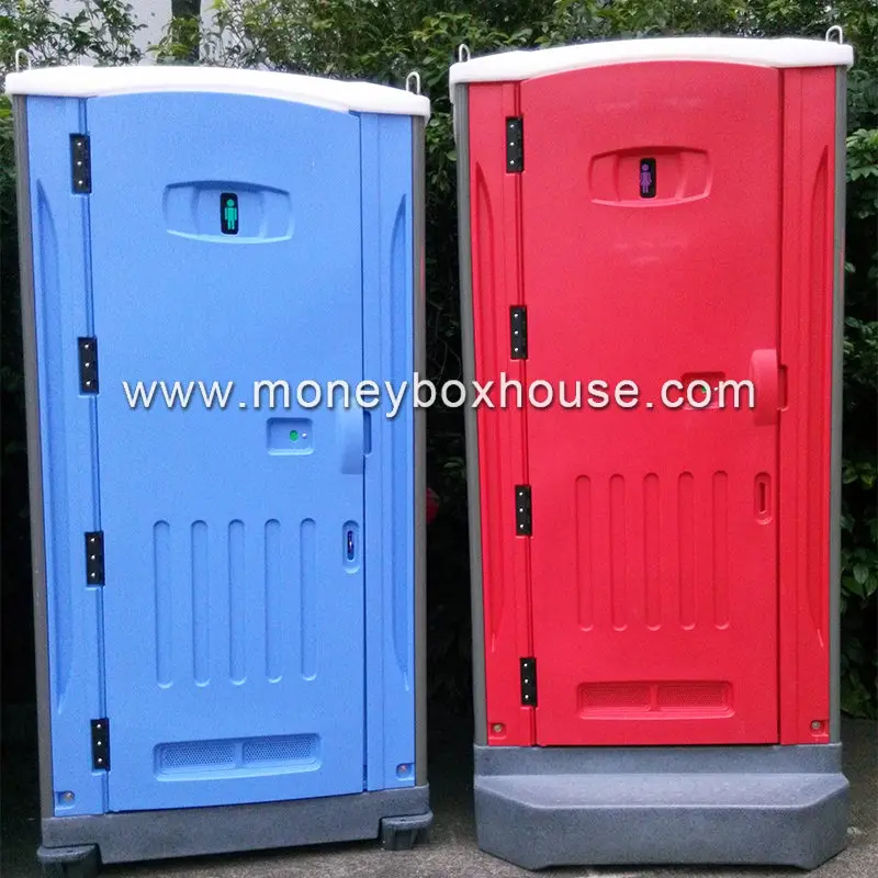 Excellent Offer HDPE Plastic Outdoor Public Prefab Modular Shower Squat Pan Portable Toilets For Construction Site