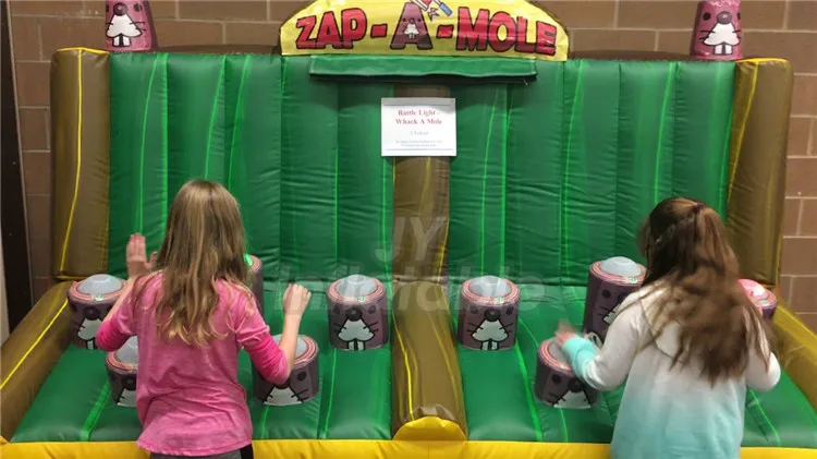 Commercial Whack A Mole IPS Challenge Battle Arcade Games Inflatable Zap A Mole Carnival Interactive Games
