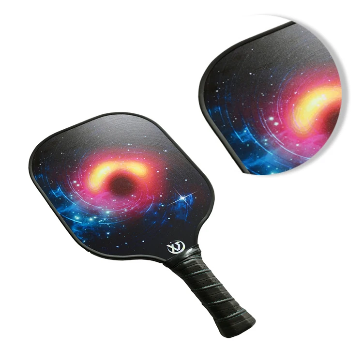 Pickleball Paddle USAPA Approved 2 Premium Graphite Core 4 Balls Ultra Cushion Grip Portable