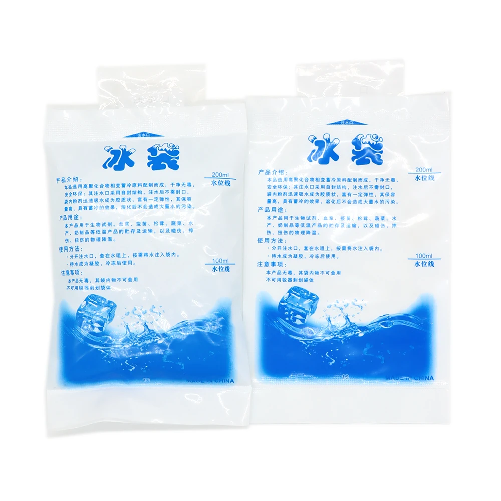 High quality Food Grade Delivery Fresh Keeping Ice Gel Pack Cold Bag for Shipping