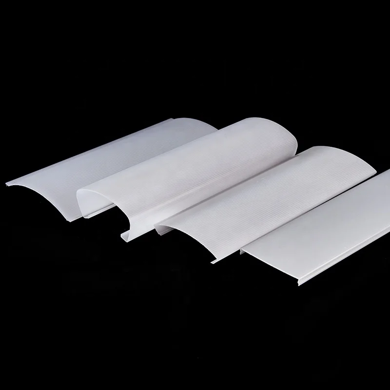 Customized Anti-UV Led Parts Fluorescent Polycarbonate Light Cover Led Embossed Extruded Pc Material Cover