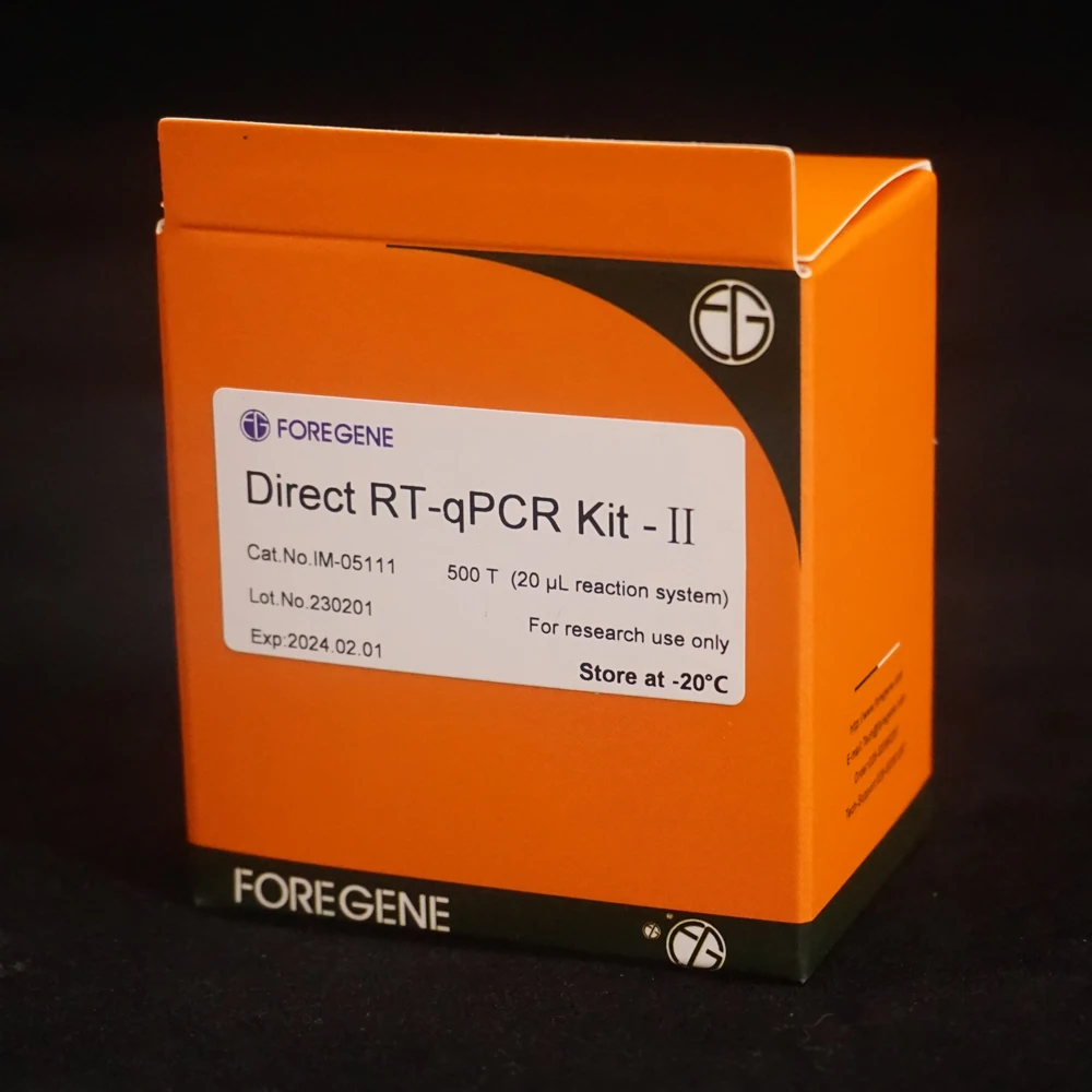 Foregene Direct RT-qPCR Kit with separate packaged RT-qPCR buffer taq DNA polymerase and MMLV