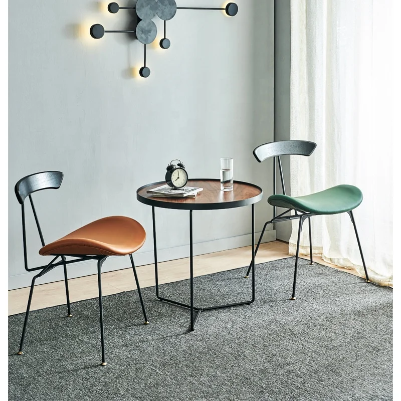 Скандинавский промышленный ветровой бытовой легкий роскошный Железный современный простой стул