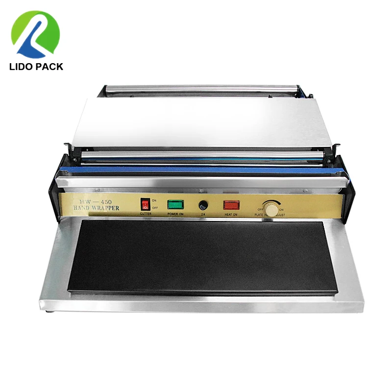 Fresh Keeping Cling Film Vegetable Fruit Meat Tray Sealing Hand Wrapping wrapper machine