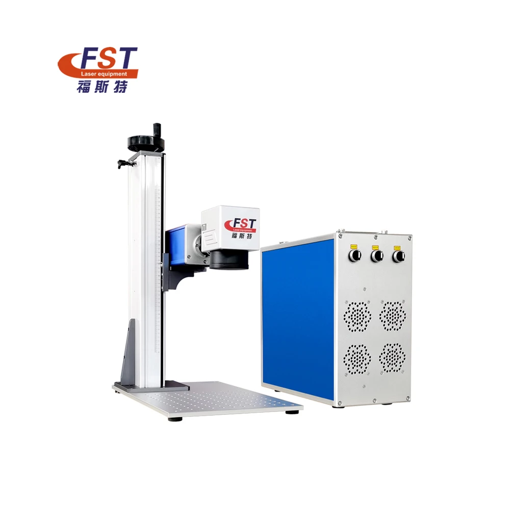 50W Fiber Laser Marking Machine 30W Raycus MAX JPT MOPA Laser Source Engraver for Metal Gold Silver Copper Stainless Steel
