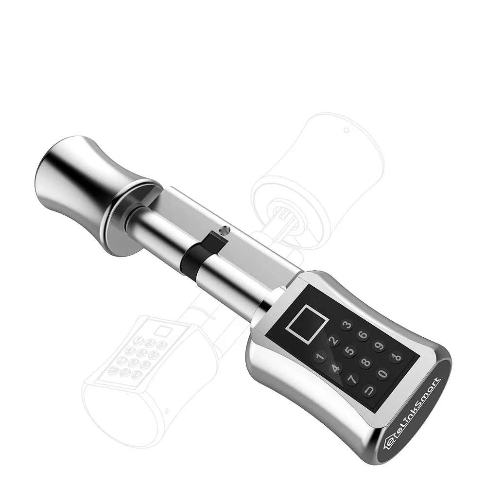 Wholesale High Security Zinc Alloy Electronic Intelligent Main Gate Fingerprint Digital Handle Smart Door Lock