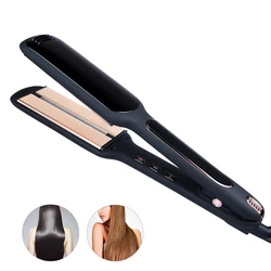 Professional flat iron hair straightener infrared titanium hair straightener