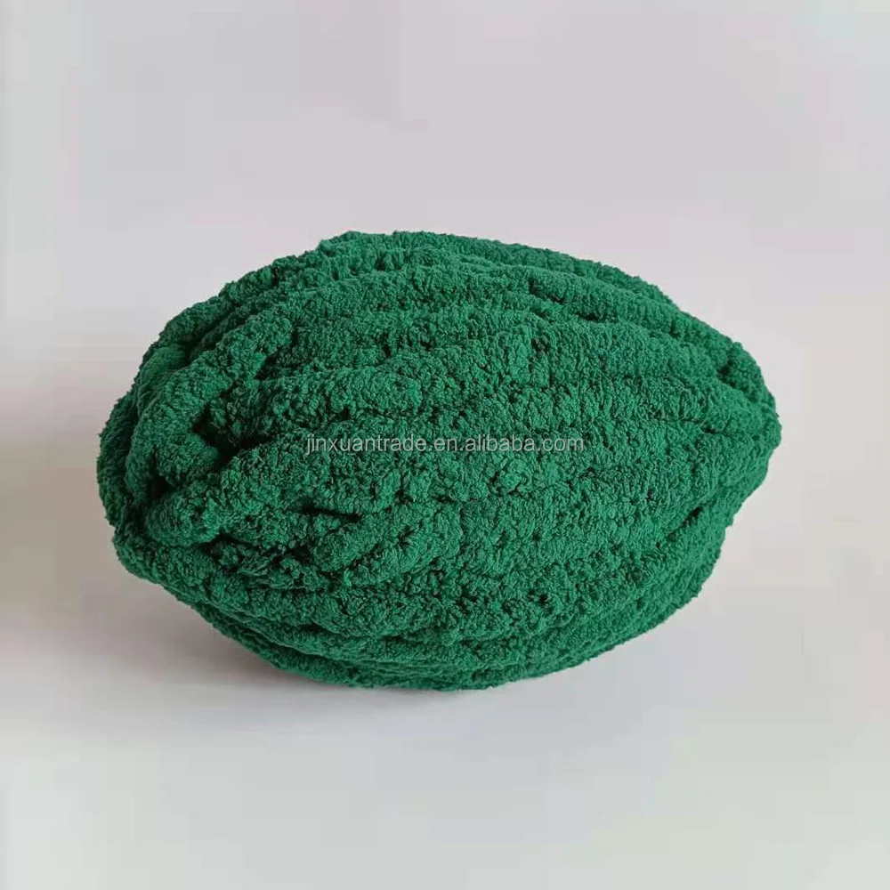 wholesale Soft Chunky Yarn Arm Knitting Chenille Yarn Chunky Knit Vegan Yarn for Scarves