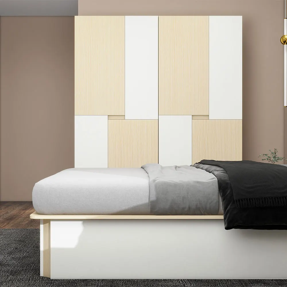 Hotel Furniture Bedroom Set King Size Sliding Cabinets Wardrobe Closet Modern Furniture Set Bedroom Sets