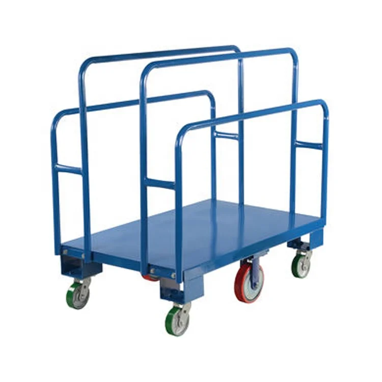 2000 LB Loading Capacity  Foldable Cart Dolly Panel Moving Trolley Heavy Duty Vertical Panel Cart