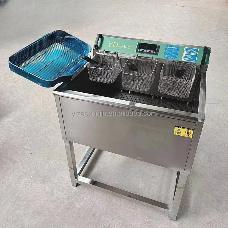 Industrial 50L single can vertical fryer digital display computer intelligent electric fryer