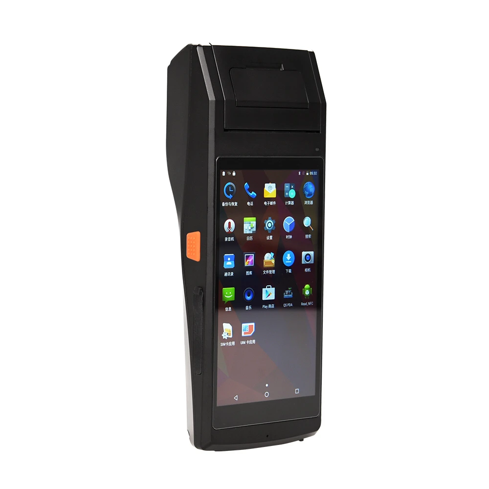 Support Customized NFC/RFID Reader/Barcode Scanner Android Handheld 5.5 inch 4G PDA for Logistics (62217679265)