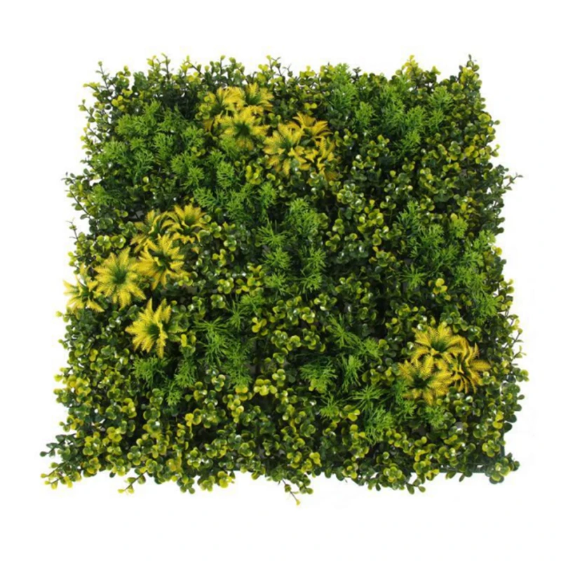 Wholesale Price Boxwood Hedge Garden Supplies Decor Anti-UV Boxwood Green Hedge Plant Panel Artificial Grass Wall for Decor