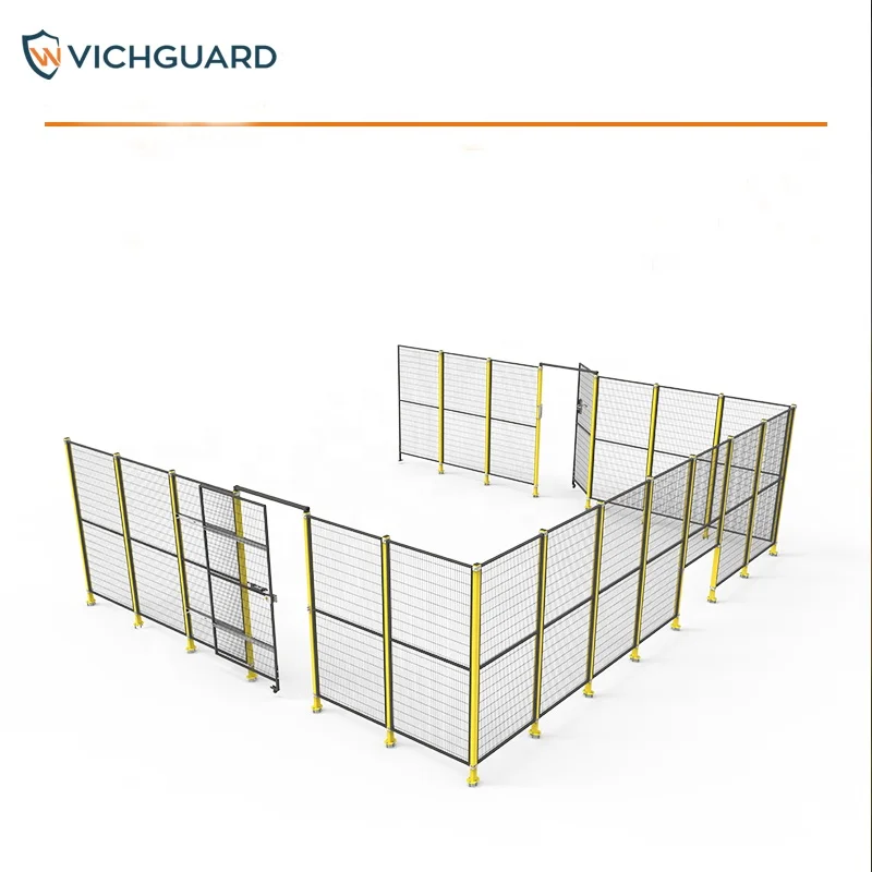 Vichnet Factory Steel Isolation Fencing Separation Frame Workshop Isolation Network