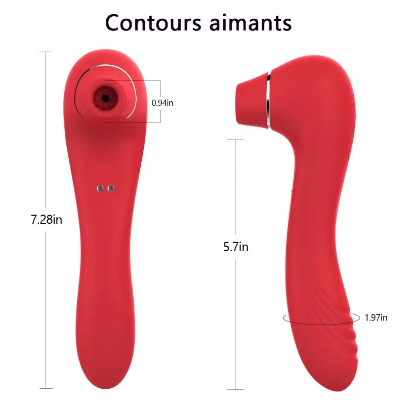 Clitoral Sucking Vibrator for Women, Clit Massaging Vibrating Toy with 10 Sucking Modes, Rechargeable Nipple Suction Stimulator