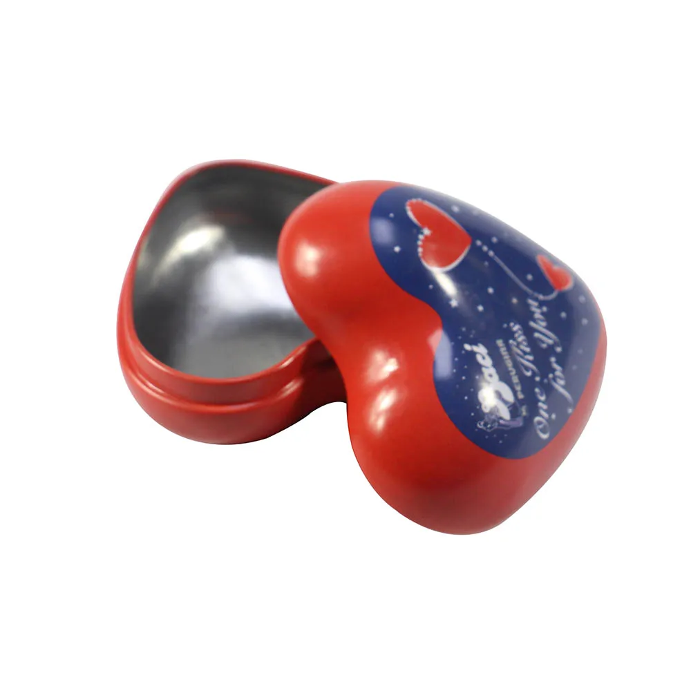 Best Quality Cheap Love Candy Metal Tin Box For Chocolate Packing,Heart Shape Tin Box For Sweets
