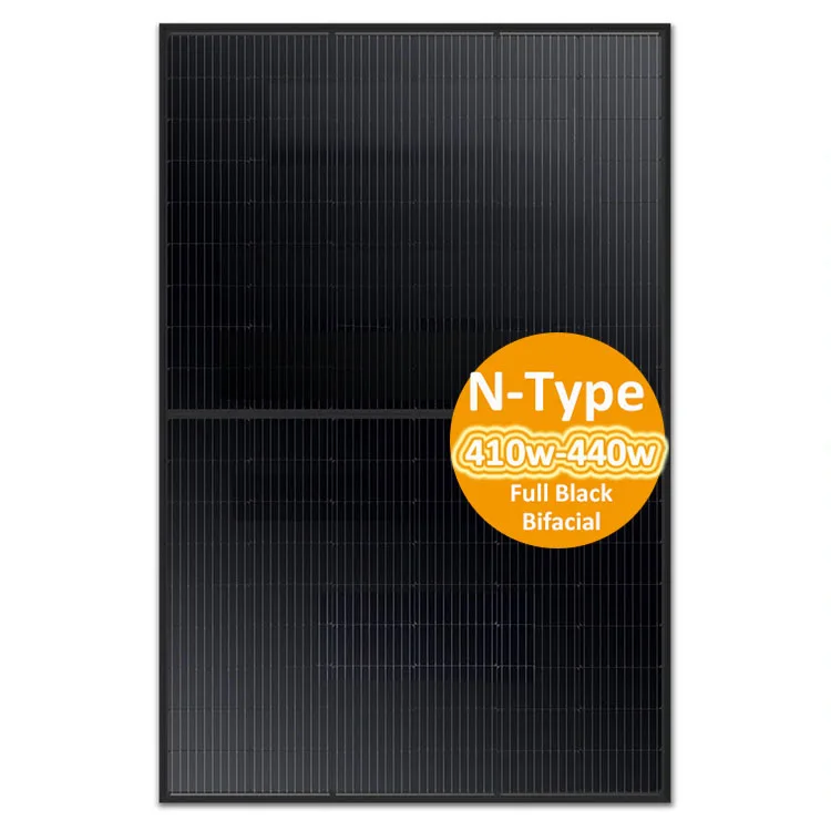 Solar Mono PV Module N-type All Black Pannelli Solari 430W 435W 445W 440W Bificial Solar Panels ja Photovoltaic Panels
