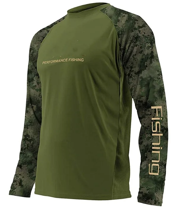 New Style Beach Fishing Shirts UV Protection Quick Dry Print on Demand Technical Fishing Jersey