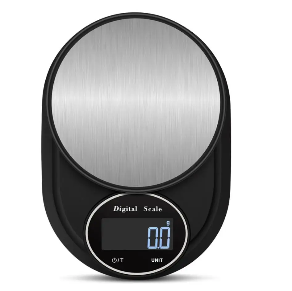 Household Portable Electronic Smart Digital Food Kitchen Scale with Liquid & Volume Measurements Balance Cuisine Scales