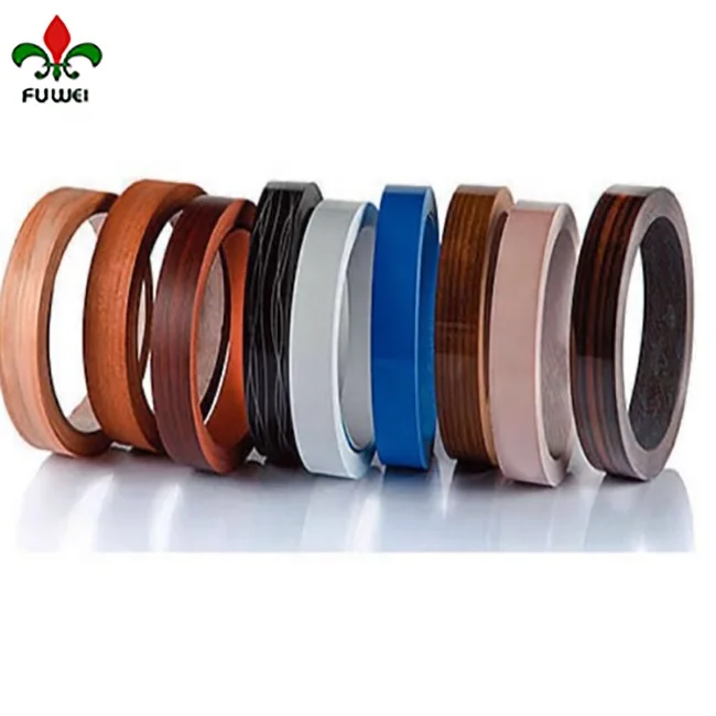 Flame Retardant Edge Banding Edgebands for Formica Board Panel 23mm 55mm x 5m PVC Solid Colors Matt