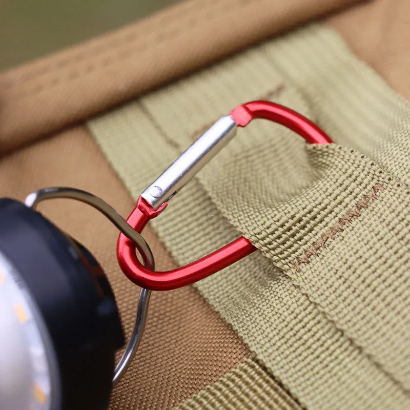 Aluminum Alloy Carabiner Outdoor Hanging Buckle Mountain Climbing Clasp Bottle Clip Quick Release Buckle Gift