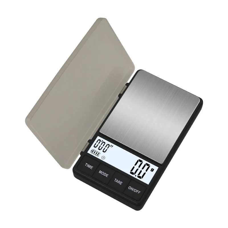2023 New Design Display Screen Weighing Jewelry Timing Scale Electronic Food Balance Gram Mini Coffee Scale