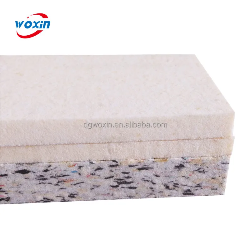 China rebonded foam manufacturer recycled Acoustic Foam sponge soundproof bonded foam