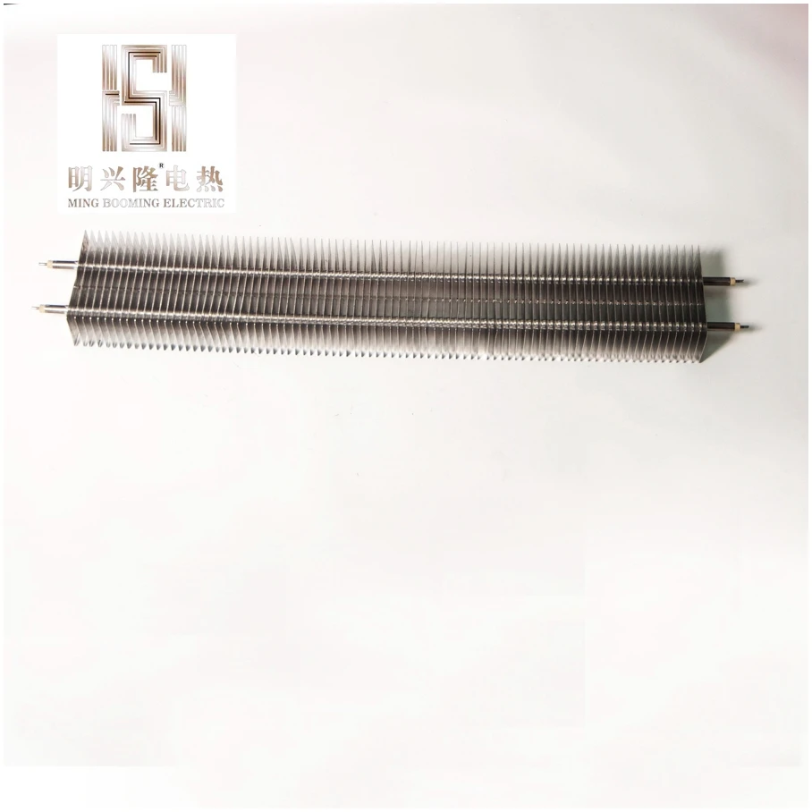 Strip Stainless Steel Heater With Fins Insulation Aluminum Fin Tubular Heating Element
