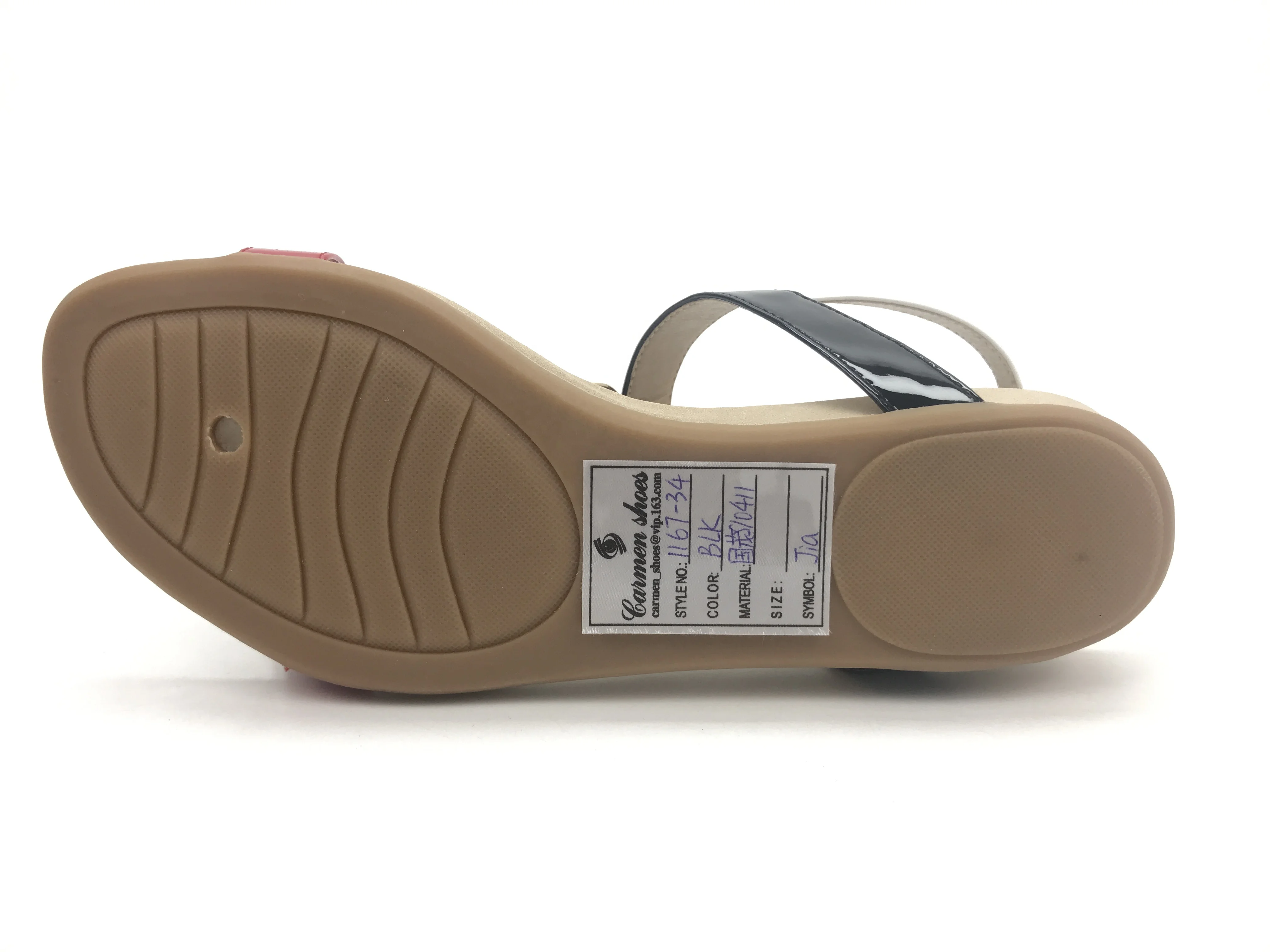 Women Sandals Golden Buckle Back Strap Comfort Sandals Flat Daily Wear Outdoor wear-resistant Thick soled anti slip flat slipper