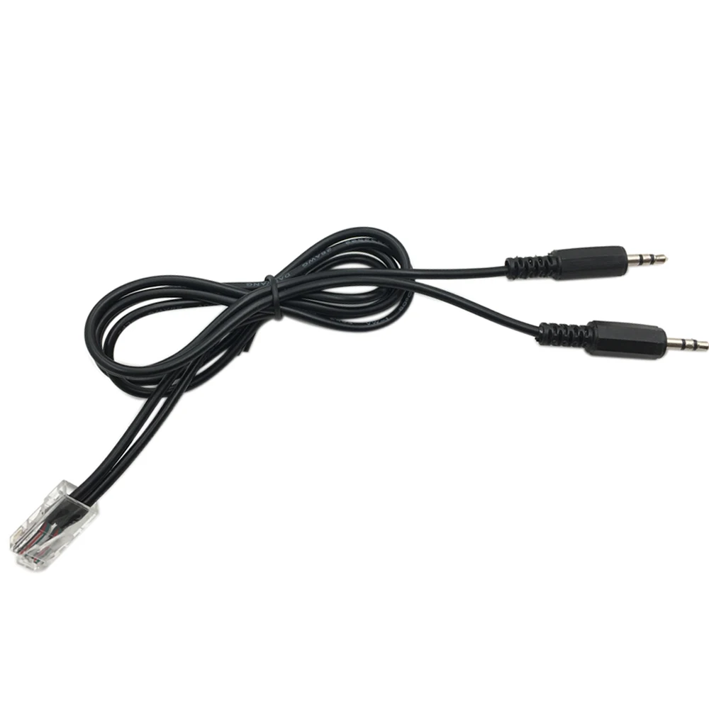 Аудиоадаптер со штекером RJ45 20 см и разъемом 3,5 мм, кабель Cat 5e Cat 6